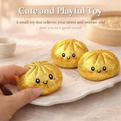 Glitter Dumpling Squishy Sensory Stress Relief Toy