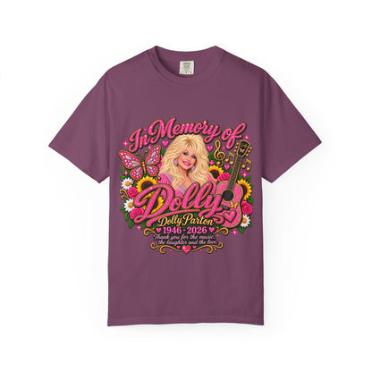 Memorial Graphic T-Shirt — "In Memory of Dolly (1946–2026)" Tribute Tee