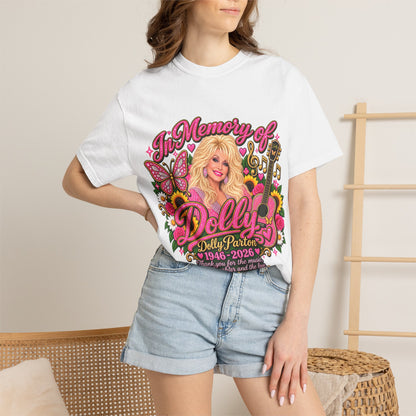 Memorial Graphic T-Shirt — "In Memory of Dolly (1946–2026)" Tribute Tee