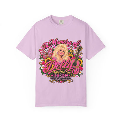 Memorial Graphic T-Shirt — "In Memory of Dolly (1946–2026)" Tribute Tee
