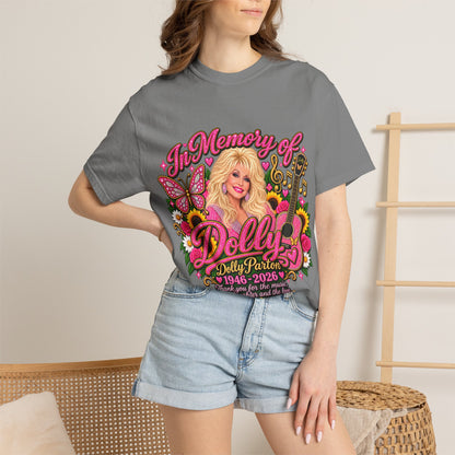 Memorial Graphic T-Shirt — "In Memory of Dolly (1946–2026)" Tribute Tee