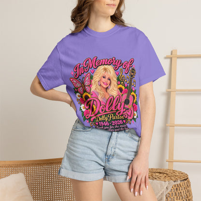 Memorial Graphic T-Shirt — "In Memory of Dolly (1946–2026)" Tribute Tee