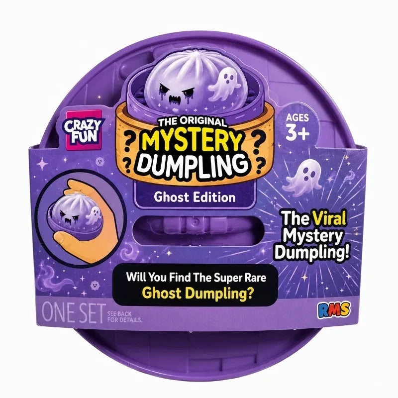 Glitter Halloween Ghost Squishy Toy