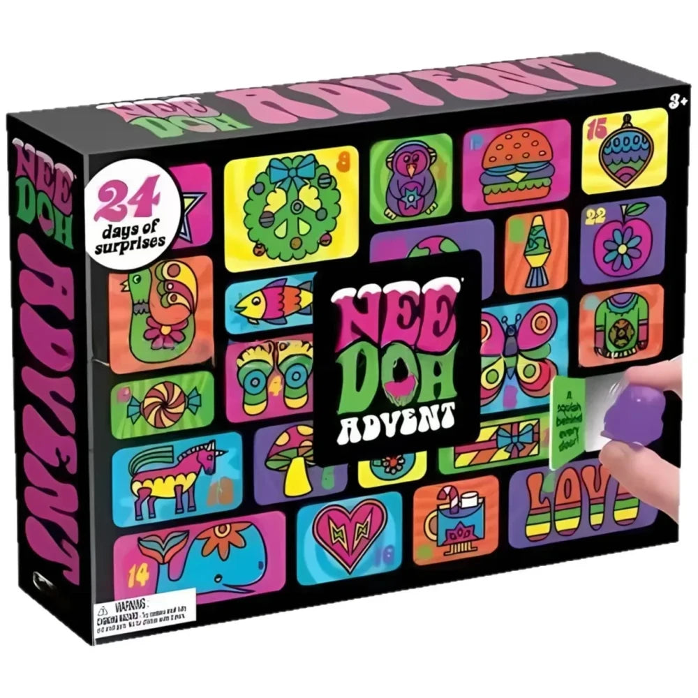 2026 NeeDoh Christmas Advent Calendar, 24 Squishy Surprises.