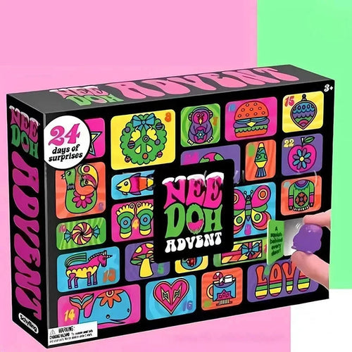 2026 NeeDoh Christmas Advent Calendar, 24 Squishy Surprises.