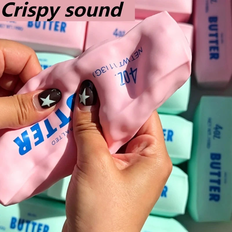 Crunchy Butter Stick Squishy 🧈 | Satisfying Fidget Toy