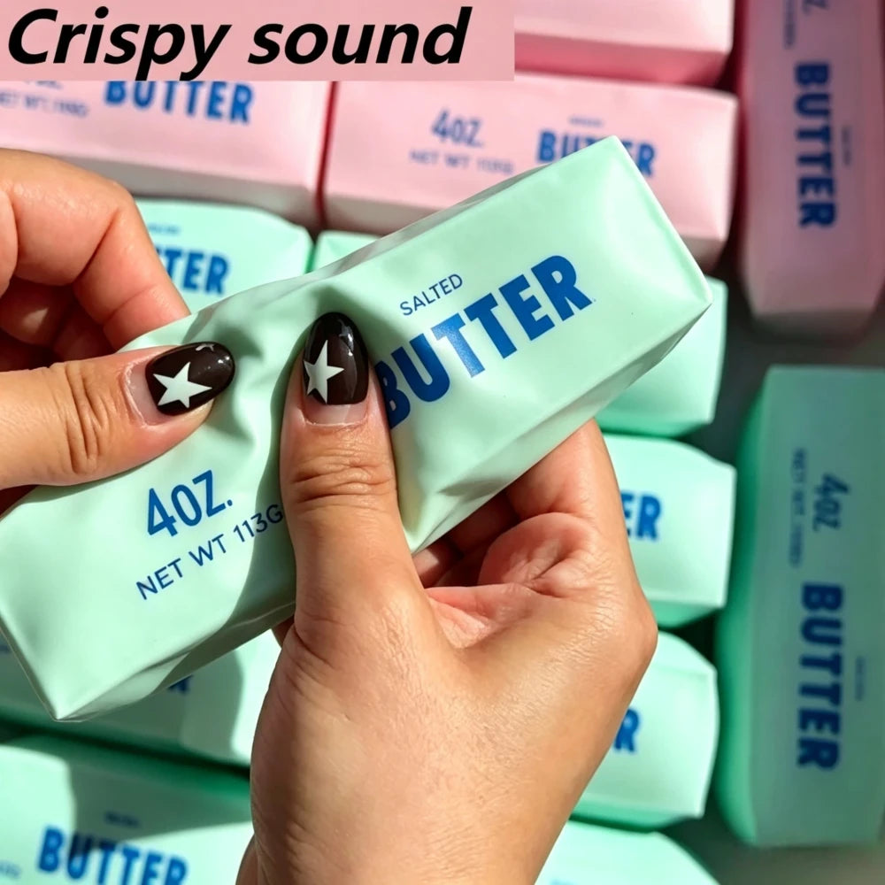 Crunchy Butter Stick Squishy 🧈 | Satisfying Fidget Toy