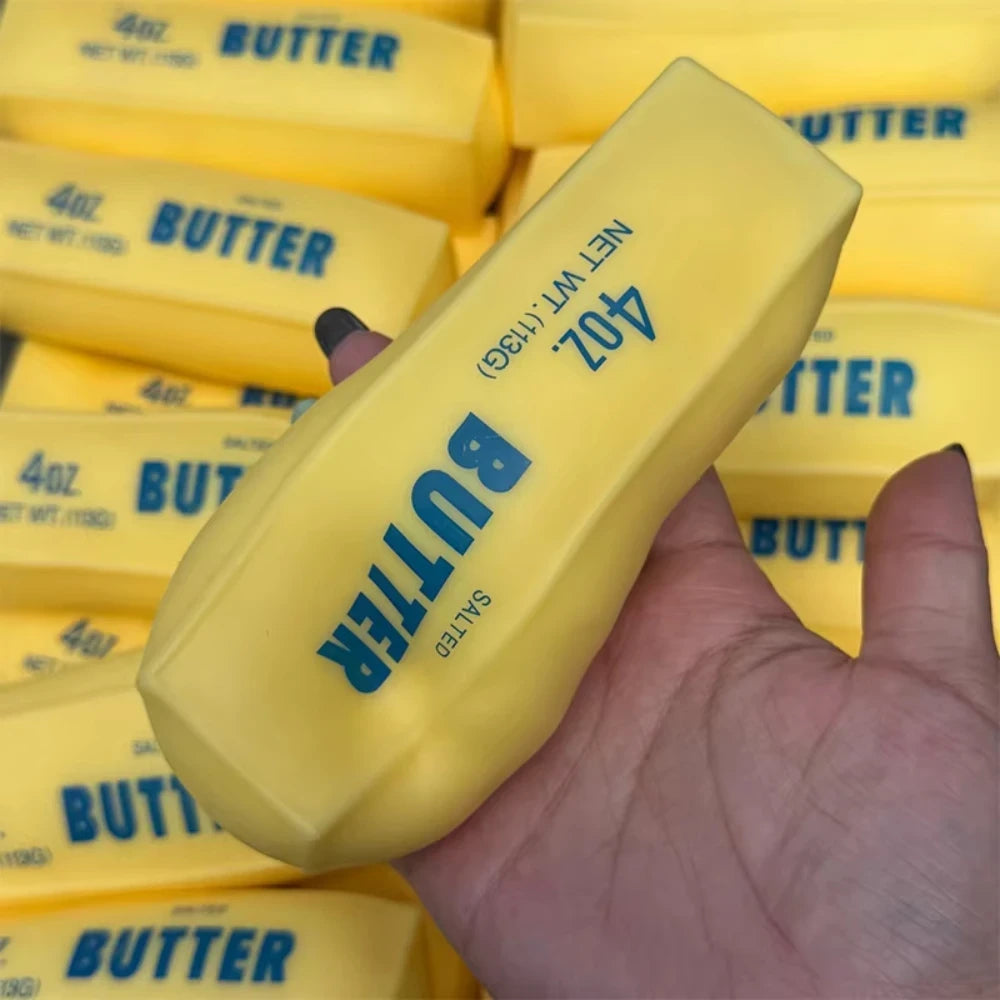 🧈 MEET THE CRUNCHY BUTTER SQUISHY
The butter you squeeze… not spread. 😂