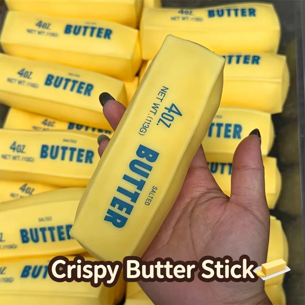 🧈 MEET THE CRUNCHY BUTTER SQUISHY
The butter you squeeze… not spread. 😂