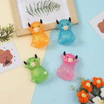 Glitter Highland Cow Fidget Toy