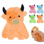 Glitter Highland Cow Fidget Toy