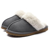 Women's Fuzzy Slippers Memory Foam Slippers Waterproof upper Autumn Winter House Shoes Indoor and Outdoor Slippers Trendy Fluffy Bedroom Slides  Short Plush Slippers Warm Walking Shoes