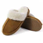 Women's Fuzzy Slippers Memory Foam Slippers Waterproof upper Autumn Winter House Shoes Indoor and Outdoor Slippers Trendy Fluffy Bedroom Slides  Short Plush Slippers Warm Walking Shoes