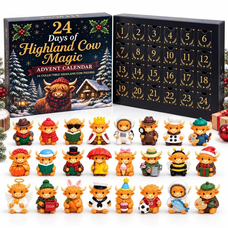 Highland Cow Advent Calendar