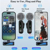 Wireless Lavalier Microphone for iPhone/iPad/Android Smartphones, Plug-and-Play Portable USB-C Lapel Mic for Audio/Video Recording, Mini Wireless Microphone for Live Streams, Interviews,Teaching, Vlog, YouTube,Tiktok, 2-Pack Sets, Smartphone