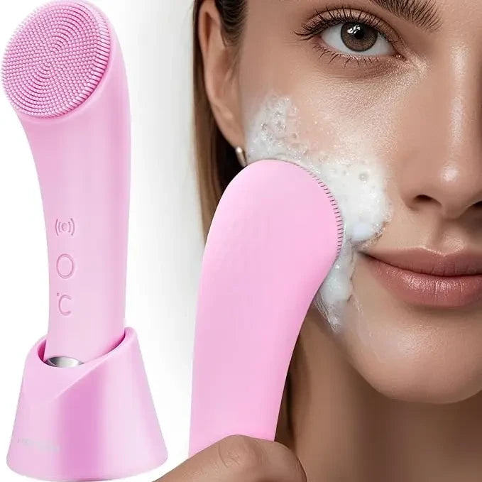 Heatable Vibrating Facial Cleansing Brush