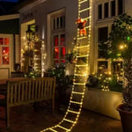 Santa Claus Ladder LED String Lights