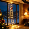 Santa Claus Ladder LED String Lights