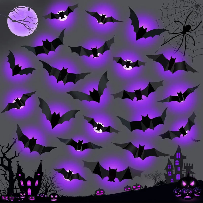 Glow Halloween Party Wall Sticker