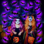 Glow Halloween Party Wall Sticker