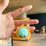 Dumpling Squishy Fidget Keychain