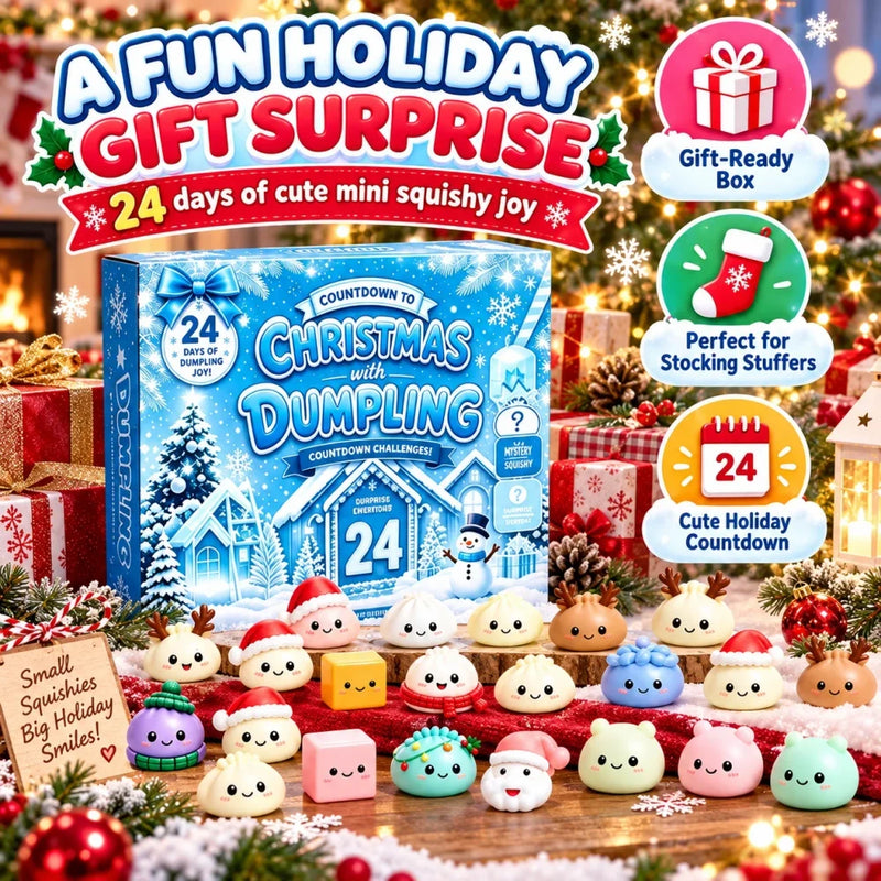 Christmas Advent Calendar Mystery Dumpling Squishy