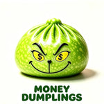 Glitter Green Dumpling Fidget Toy