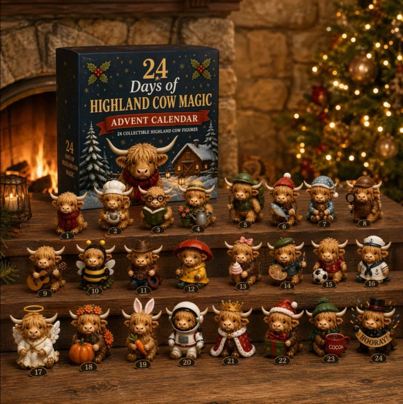 Cow Christmas Countdown Calendar