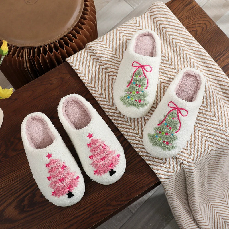 Christmas Cotton Slippers