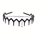 Wave Teeth Anti-fall Headband