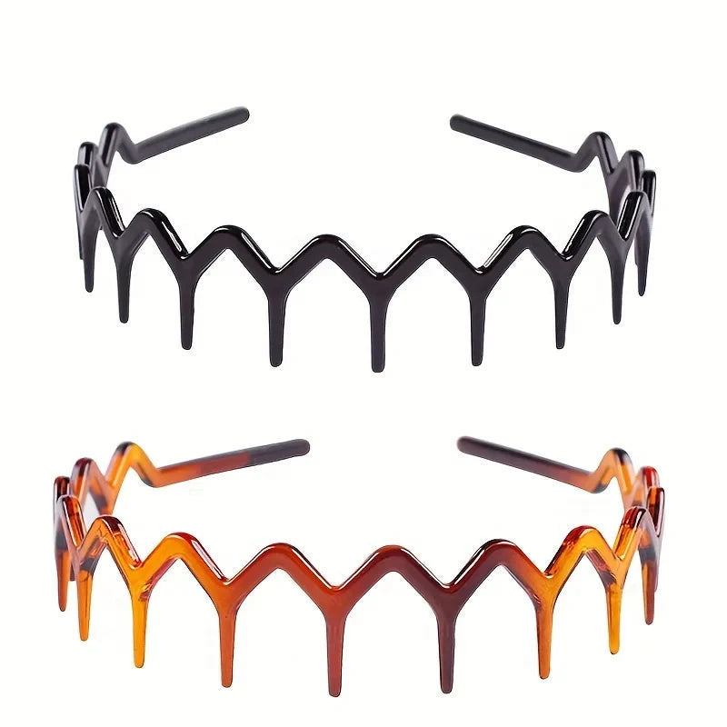 Wave Teeth Anti-fall Headband