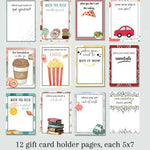 Christmas Surprise Gift Card Book