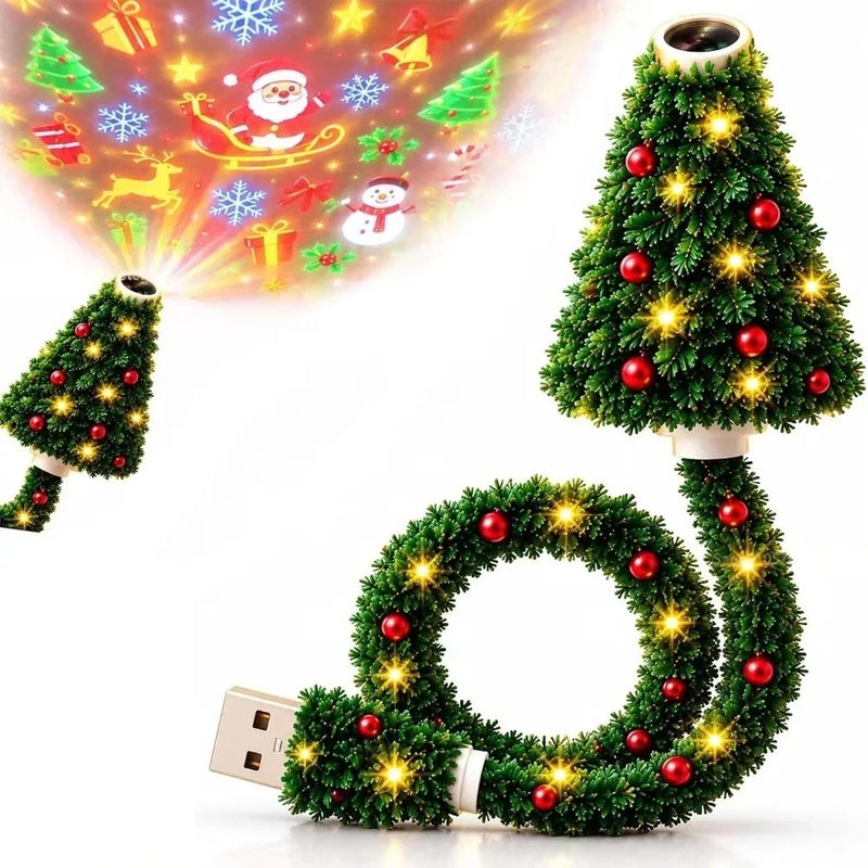 Christmas Tree Projection Night Light