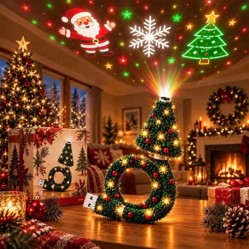 Christmas Tree Projection Night Light