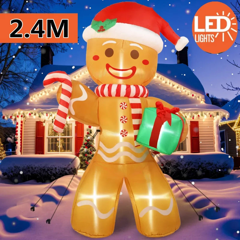 Inflatable Gingerbread Man Yard Decoration