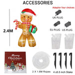 Inflatable Gingerbread Man Yard Decoration
