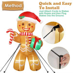 Inflatable Gingerbread Man Yard Decoration