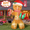 Inflatable Gingerbread Man Yard Decoration