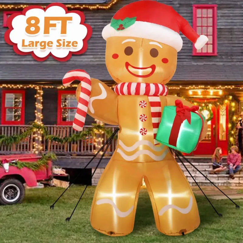 Inflatable Gingerbread Man Yard Decoration