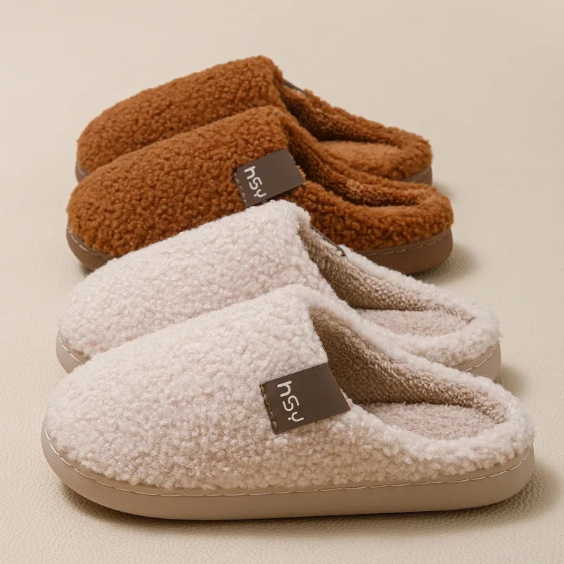 Plush Fleece House Slippers