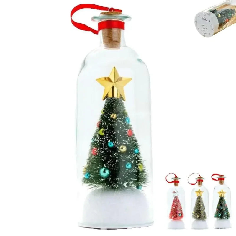 Recordable Christmas Tree Keepsake Bottle