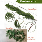 Artificial Norfolk Pine Holiday Garland