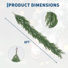 Artificial Norfolk Pine Christmas Garland