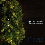 Artificial Norfolk Pine Christmas Garland
