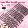 Natural Wispy Lash Cluster Kit