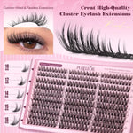 Natural Wispy Lash Cluster Kit