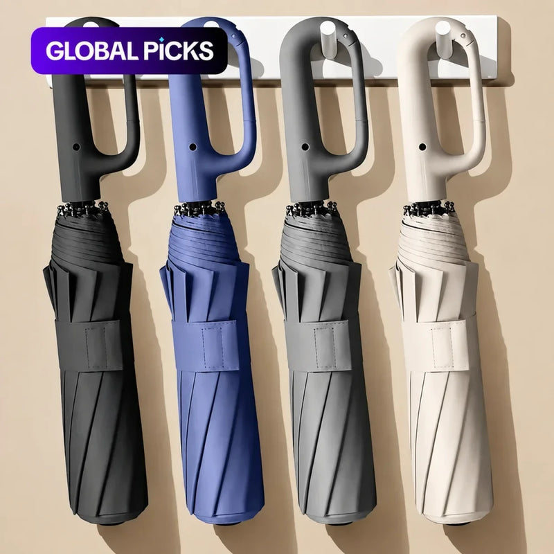 Compact Folding Rain Umbrella