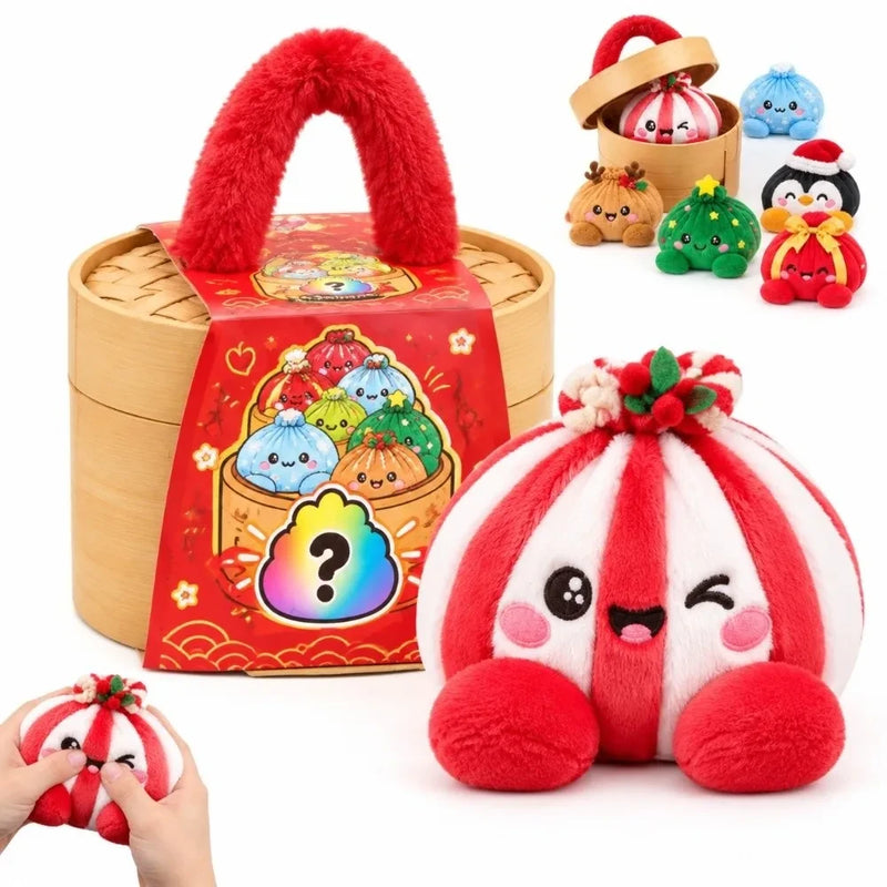 Funny Plush Dumpling Squishies Pillow