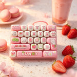 Cartoon Fidget Keyboard Keychain