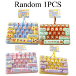 Cartoon Fidget Keyboard Keychain